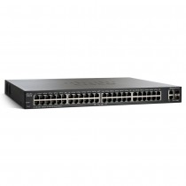 Switch Cisco Ethernet SF200-48P PoE, 48 Puertos 10/100Mbps + 2x Combo mini-GBIC, 13.6Gbit/s, 8000 Entradas – Gestionado - Envío 