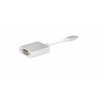 Moshi Adaptador USB C Macho - VGA Hembra, Plata/Blanco - Envío Gratis