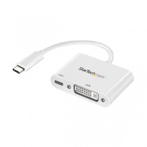 StarTech.com Adaptador de Video Externo USB-C Macho - DVI Hembra, Blanco - Envío Gratis