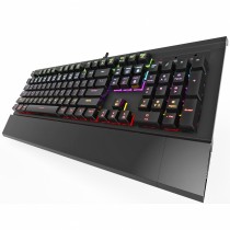 Teclado Gamer Gamdias HERMES 7 COLOR RGB, Teclado Mecánico, Switch Blue, Alámbrico, Negro - Envío Gratis