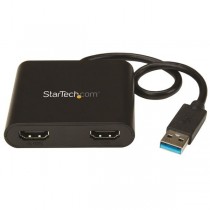 StarTech.com Adaptador de Video Externo USB 3.0 a 2 Puertos HDMI 4K para 2 Pantallas - Envío Gratis