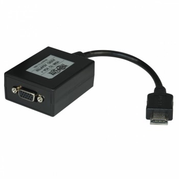 Tripp Lite Adaptador HDMI Macho - VGA HD15 Hembra, 15cm, Negro - Envío Gratis