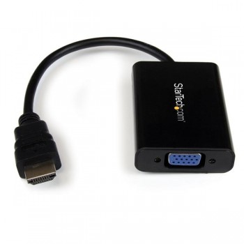 StarTech.com Adaptador HDMI 19-p Macho - VGA 15-p Hembra, Negro - Envío Gratis