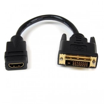 StarTech.com Adaptador HDMI 19p Macho - DVI-D 25p Hembra, Negro - Envío Gratis