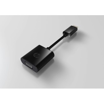 HP Adaptador HDMI Macho - Macho VGA (D-Sub), 45 cm, Negro - Envío Gratis