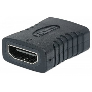 Manhattan Cople HDMI A Hembra - HDMI A Hembra, Conexión Recta, Negro - Envío Gratis