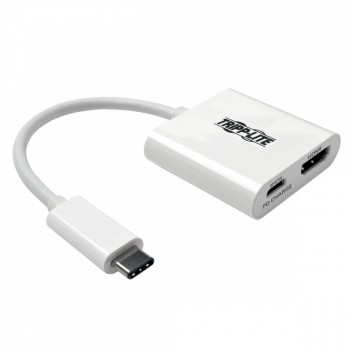 Tripp Lite Adaptador HDMI Macho - USB C Hembra, con Puerto de Carga USB C, Compatible con Thunderbolt 3 - Envío Gratis