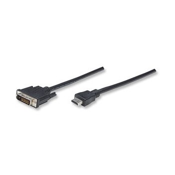 Manhattan Adaptador HDMI Macho - DVI-D Macho, 5 Metros, Negro - Envío Gratis