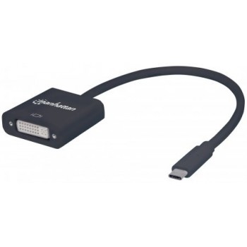 Manhattan Adaptador USB-C 3.1 Macho - HDMI Hembra, Negro - Envío Gratis