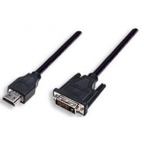 Manhattan Adaptador HDMI Macho - DVI-D Macho, 3.05 Metros, Negro - Envío Gratis