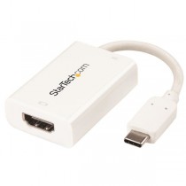 StarTech.com Adaptador de Video USB-C Macho a HDMI Hembra 10cm, Blanco - Envío Gratis