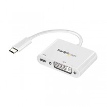 StarTech.com Adaptador de Video Externo USB-C Macho - DisplayPort Hembra, Blanco - Envío Gratis