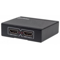 Manhattan Adaptador HDMI 3 Puertos Hembra, Negro - Envío Gratis