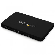 StarTech.com Switch Automático HDMI de 4 Puertos con Chasís de Aluminio y MHL, Conmutador 4K 30Hz - Envío Gratis