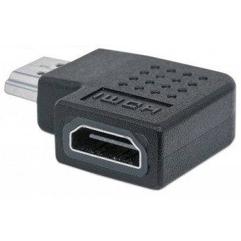 Manhattan Adaptador HDMI A Hembra - HDMI A Macho, Ángulo Derecho de 90° - Envío Gratis