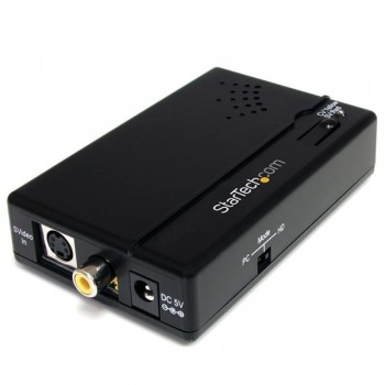 StarTech.com Adaptador Convertidor de Audio y Video Compuesto RCA S-Video a HDMI - Envío Gratis