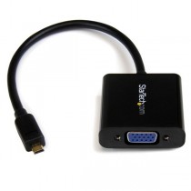 StarTech.com Adaptador Micro HDMI 19-p Macho - VGA 15-p Hembra, Negro - Envío Gratis