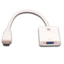 V7 Adaptador HDMI Macho - VGA Hembra, Blanco - Envío Gratis