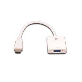 V7 Adaptador HDMI Macho - VGA Hembra, Blanco - Envío Gratis