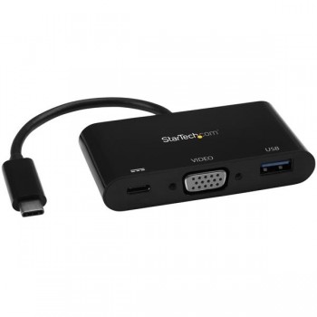 StarTech.com Adaptador USB 3.0 Macho - VGA Hembra, Negro - Envío Gratis