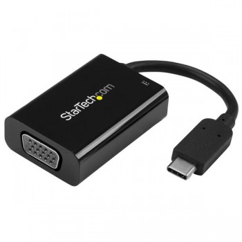 StarTech.com Adaptador USB-C Macho - VGA Hembra, Negro - Envío Gratis
