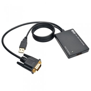 Tripp Lite Adaptador VGA HD15 Macho / USB A Macho - HDMI Hembra, Negro - Envío Gratis
