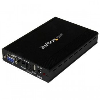 StarTech.com Convertidor con Escalador VGA y Audio - HDMI, Negro - Envío Gratis
