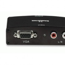 Manhattan Adaptador VGA Macho - HDMI Hembra, Negro - Envío Gratis