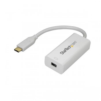 StarTech.com Adaptador de Video USBC Macho - Mini DisplayPort Hembra, Blanco, 4K - Envío Gratis