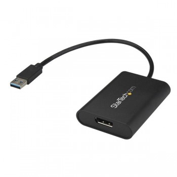 StarTech.com Adaptador de Video USB 3.0 Macho - DisplayPort Hembra, Negro - Envío Gratis