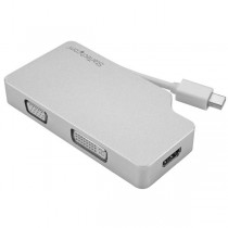 StarTech.com Adaptador de Audio y Video para Viajes 3 en 1, Mini DisplayPort - VGA/DVI/HDMI, Plata - Envío Gratis