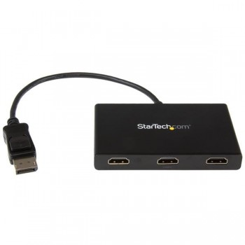 StarTech.com Convertidor DisplayPort - 3x HDMI, Hub MST DP 1.2, Negro - Envío Gratis