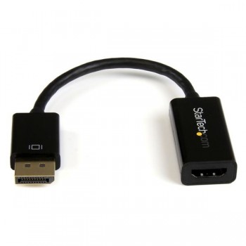 Startech.com Convertidor de Video DisplayPort Macho - HDMI Hembra, 15cm, Negro - Envío Gratis