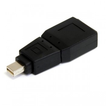 Startech.com Adaptador Convertidor Mini DisplayPort Macho - DisplayPort Hembra, Negro - Envío Gratis