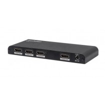 Manhattan Video Splitter HDMI 4K de 3 Puertos, Negro - Envío Gratis