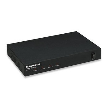 Manhattan Video Splitter HDMI, 4 Salidas, Negro - Envío Gratis