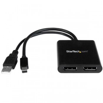 StarTech.com Splitter Multiplicador Mini DisplayPort - 2x DisplayPort, Negro - Envío Gratis