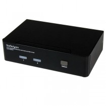 StarTech.com Switch KVM 2 Puertos HDMI con Hub USB 2.0 y Audio - Envío Gratis