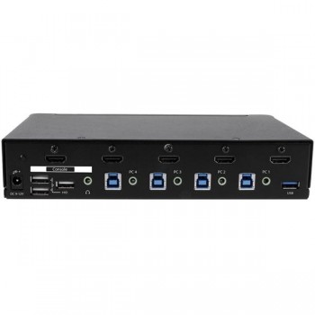 StarTech.com Switch Conmutador KVM de 4 Puertos HDMI 1080p con USB 3.0 - Envío Gratis