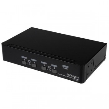 StarTech.com Switch KVM SV431DPUA, DisplayPort/USB, 4 Puertos - Envío Gratis