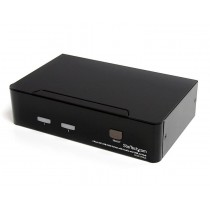 StarTech.com Switch KVM de 2 Puertos DVI con Hub USB 2.0 y Audio - Envío Gratis