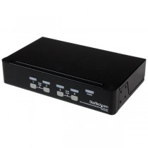 Startech.com Switch KVM, VGA/USB 2.0, 4 Puertos, 1U Rack Estante - Envío Gratis