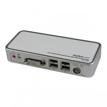 StarTech.com Switch KVM SV211KDVI, Alámbrico, DVI/USB, 2 Puertos - Envío Gratis