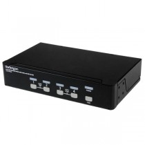 StarTech.com Switch KVM con Audio y Hub USB 2.0, Alámbrico, DVI/USB, 4 Puertos - Envío Gratis