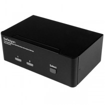 StarTech.com Switch Conmutador KVM de 2 Puertos DisplayPort, Negro - Envío Gratis