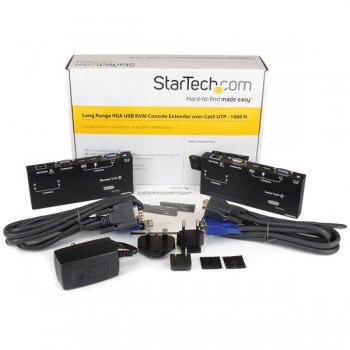 StarTech.com Extensor de Consola KVM por Cat5 Ethernet, 300m, con USB - Video VGA - Envío Gratis