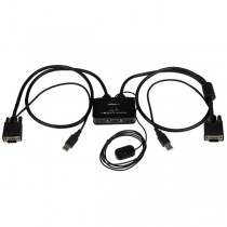 StarTech.com Cable Switch KVM SV211USB, USB+VGA, 85cm, Negro - Envío Gratis