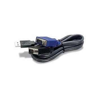 Trendnet Cable Switch KVM TK-CU06, USB 1.1 Type A - VGA/SVGA, 1.8 Metros - Envío Gratis