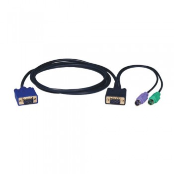 Tripp Lite Cable KVM P750-006, VGA (D-Sub) - MINI DIN-6 x 2, 1.8 Metros - Envío Gratis
