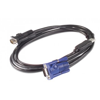 APC Cable KVM AP5253, USB-A - VGA, 1.8 Metros, Negro - Envío Gratis